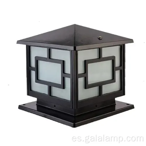 Lámpara de pilar LED al aire libre premium para jardines